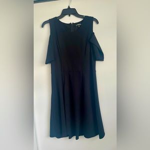 Express Skater dress with cold shoulder detail